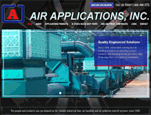 Tablet Screenshot of airapplications.com